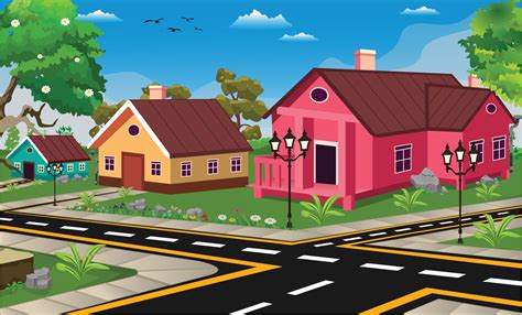 Cartoon Town Images .